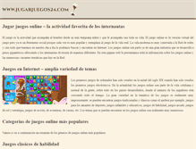 Tablet Screenshot of jugarjuegos24.com